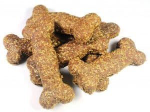 Small Liver homemade dog bone biscuits